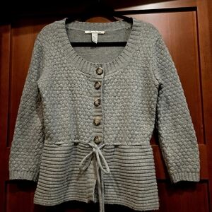American Rag Heather Gray Knit Cardigan